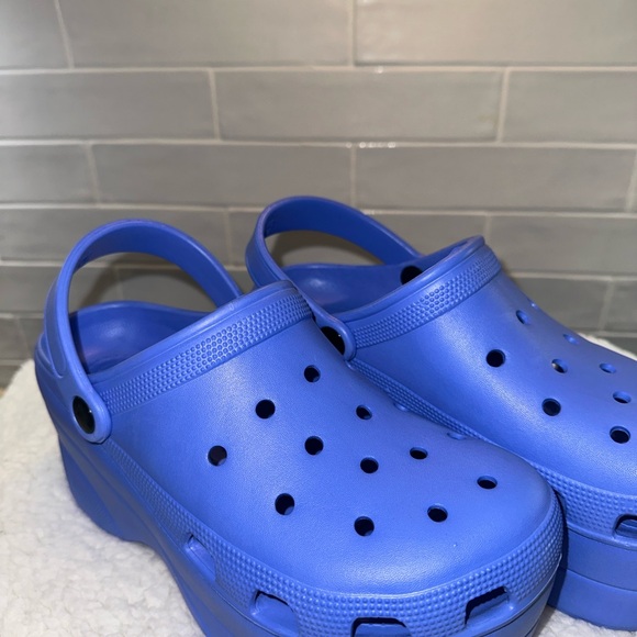 Blue Platform Clogs - Picture 7 of 8